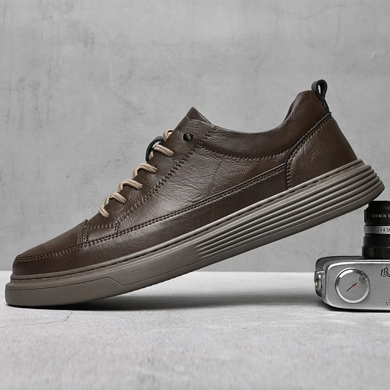 Zwarte lage sneakers voor heren