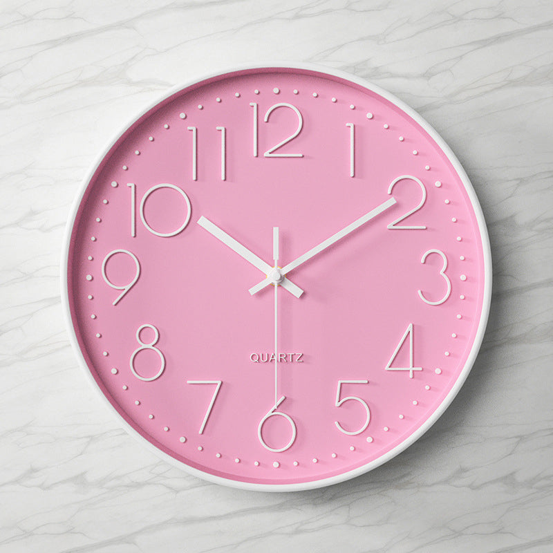 Moderne wandklok - 30,5 cm ABS met glazen afdekking