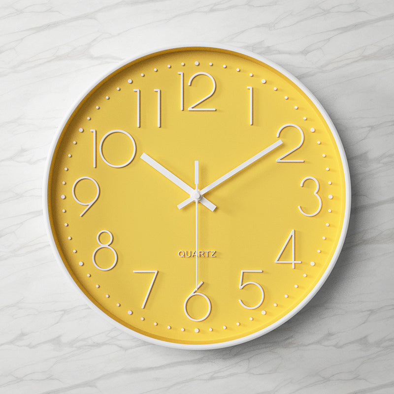 Moderne wandklok - 30,5 cm ABS met glazen afdekking