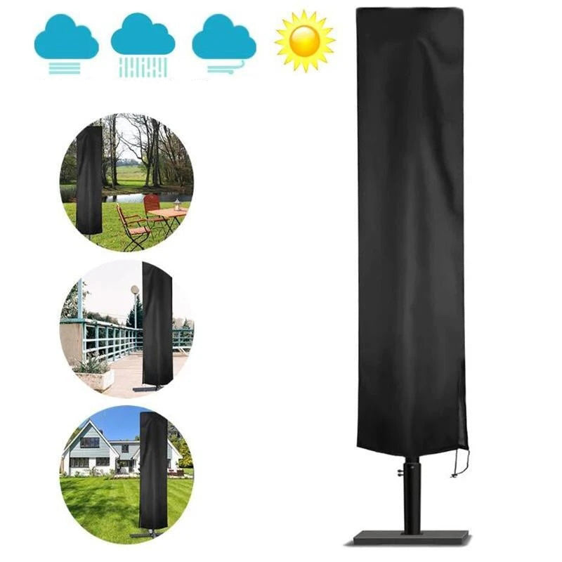 420D Beschermhoes voor Zweefparasol en Rechte Tuinparasol
