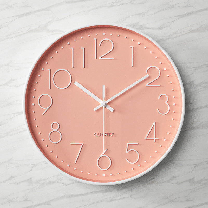 Moderne wandklok - 30,5 cm ABS met glazen afdekking