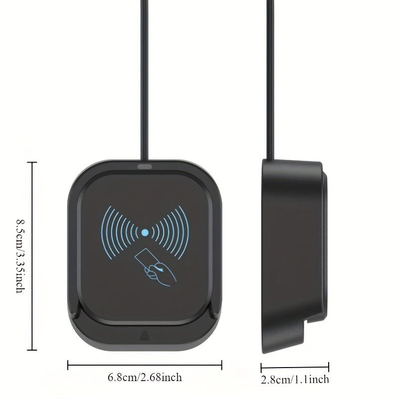 2-in-1 USB-smartcard- en NFC-lezer met SD-kaartsleuf