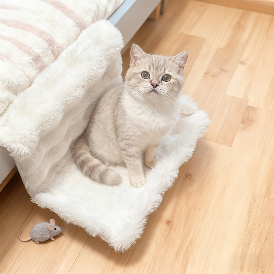 Pluche Kattenhangmat voor Bed-, Bank- en Vensterranden