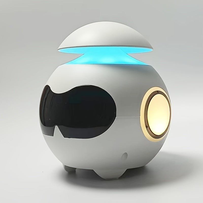 Robotwekker met digitaal display en sfeerverlichting
