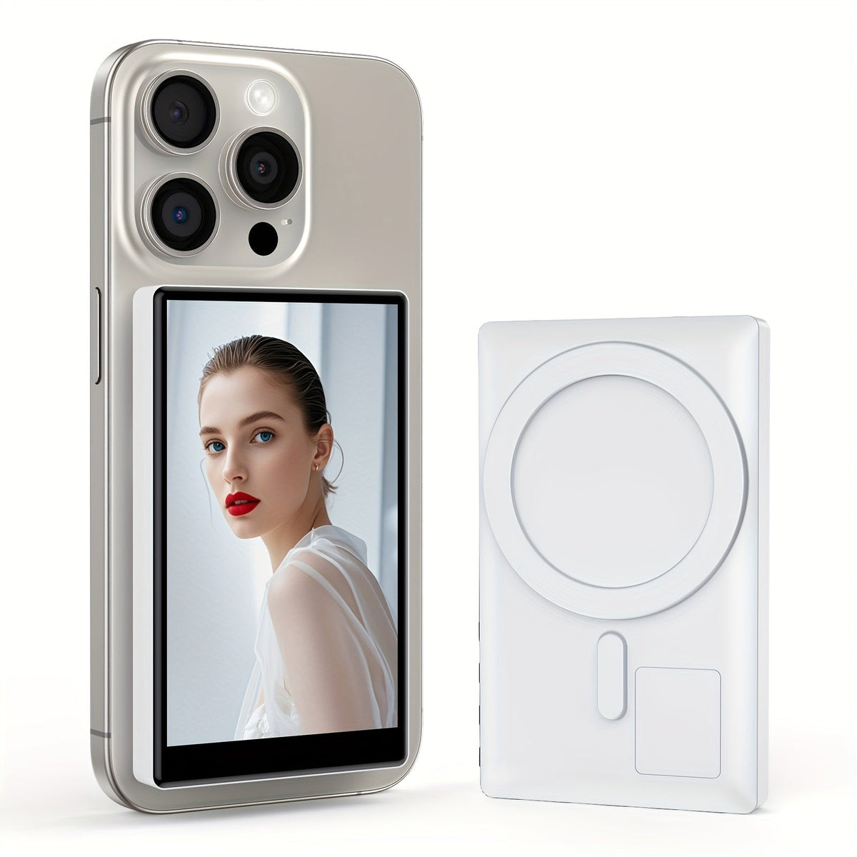 Draadloze 3,97-inch vlogmonitor voor smartphonecamera’s