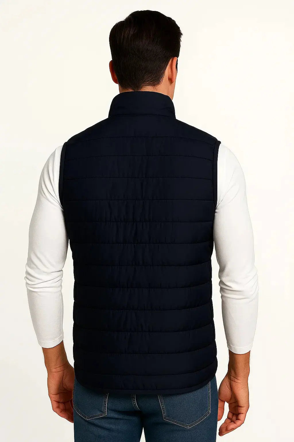 Gewatteerde winterbodywarmer voor heren