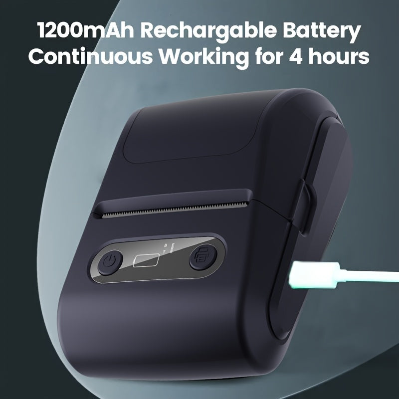 Draadloze mini-labelprinter voor smartphones