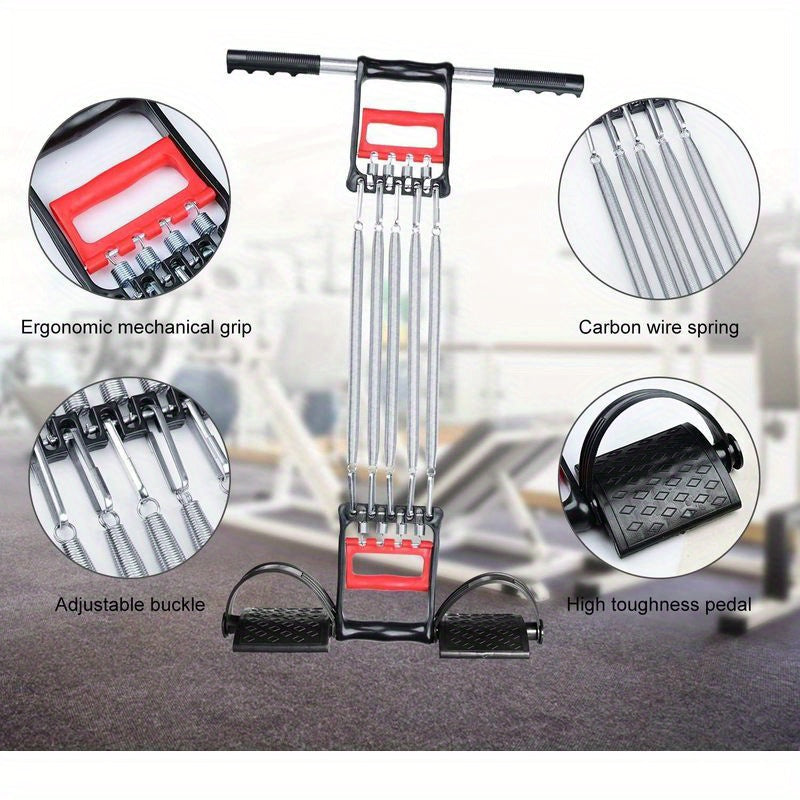 3-in-1 Veertrainer voor Borst, Armen en Core