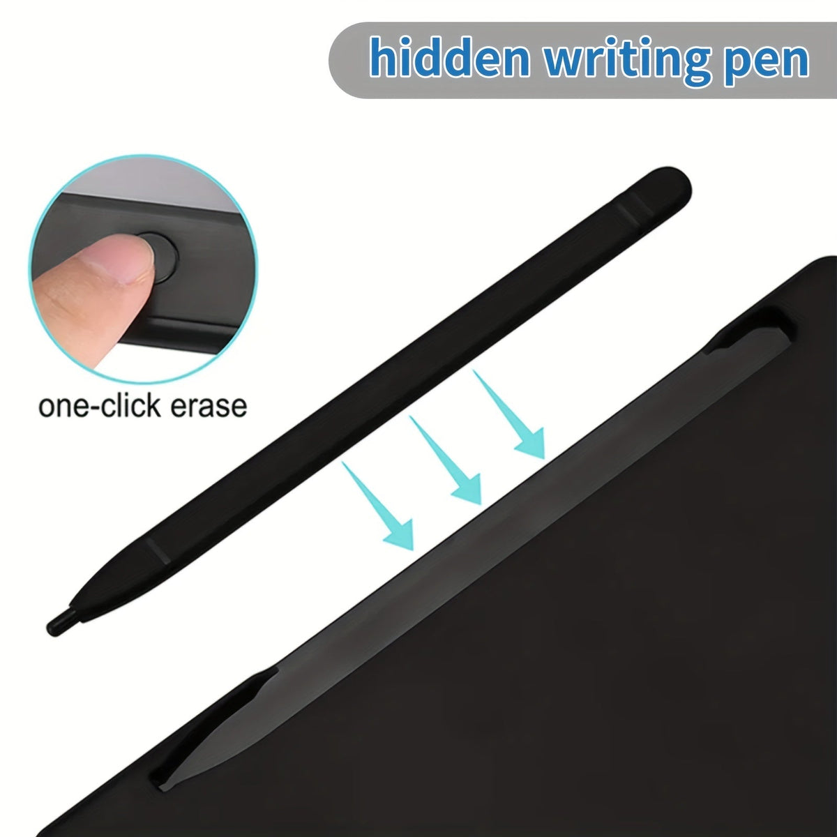 Opvouwbare rekenmachine met LCD-schrijfbord