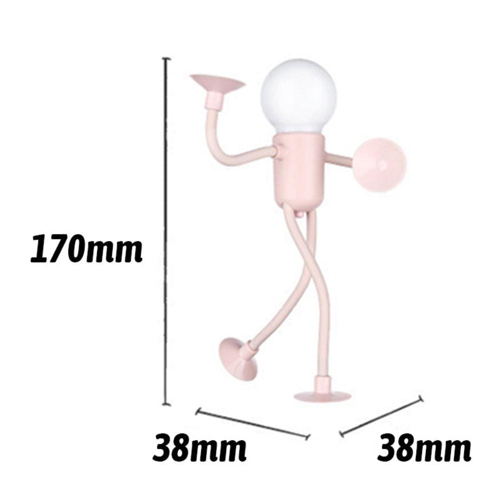 Flexibele figuurnachtlampjes - Warme LED set van 2