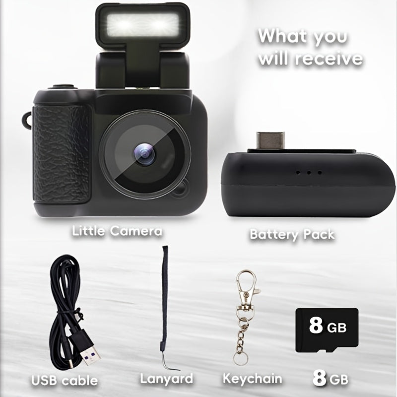 Compacte 1080p digitale camera met LCD-scherm