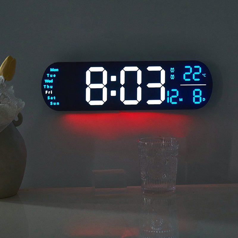 Digitale wandklok - 14 inch LED met afstandsbediening