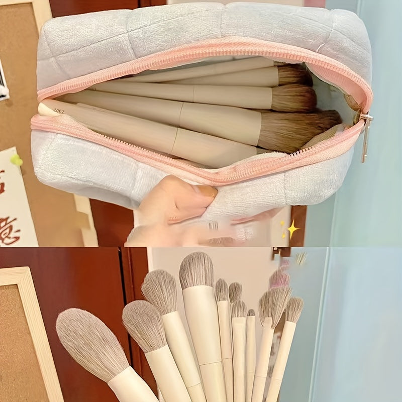 Zachte ovale make-upkwastenset - 10 stuks