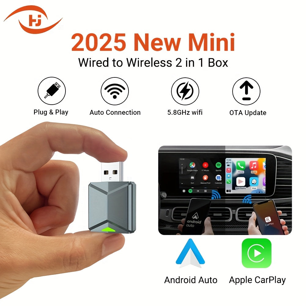 Draadloze 2-in-1 auto-interfaceadapter