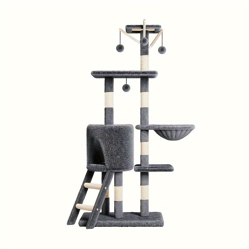 Multilevel Kattentoren met Krabpaal en Rustplatforms