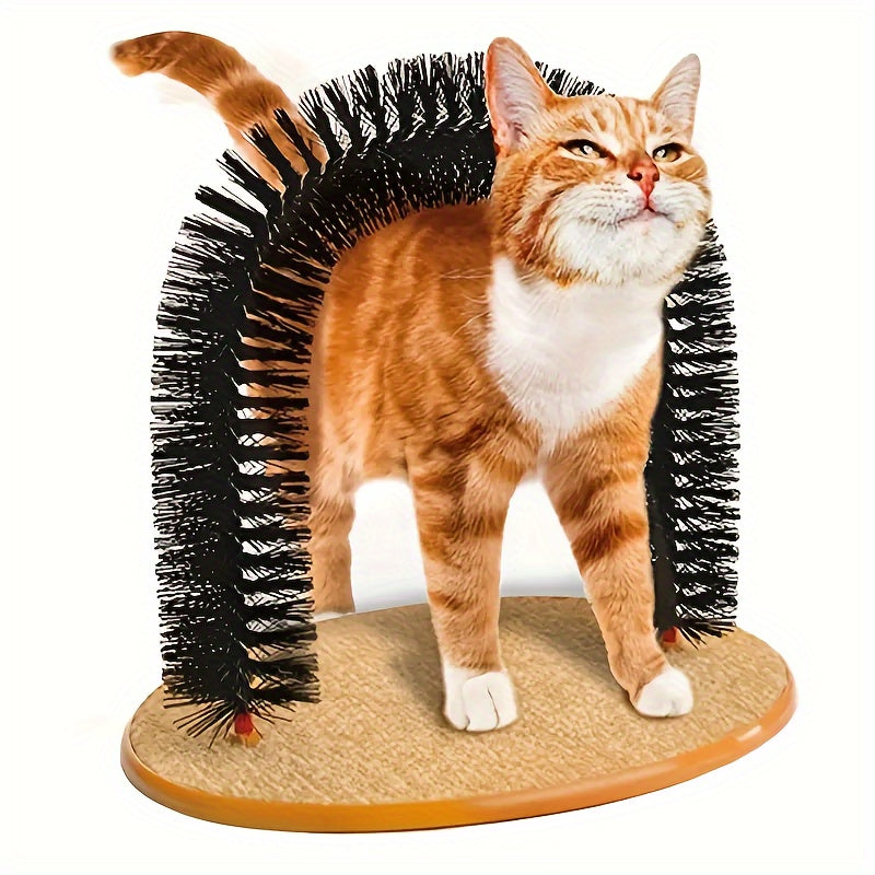 Zelfverzorgingsboog voor Katten met Kunststof Borstels