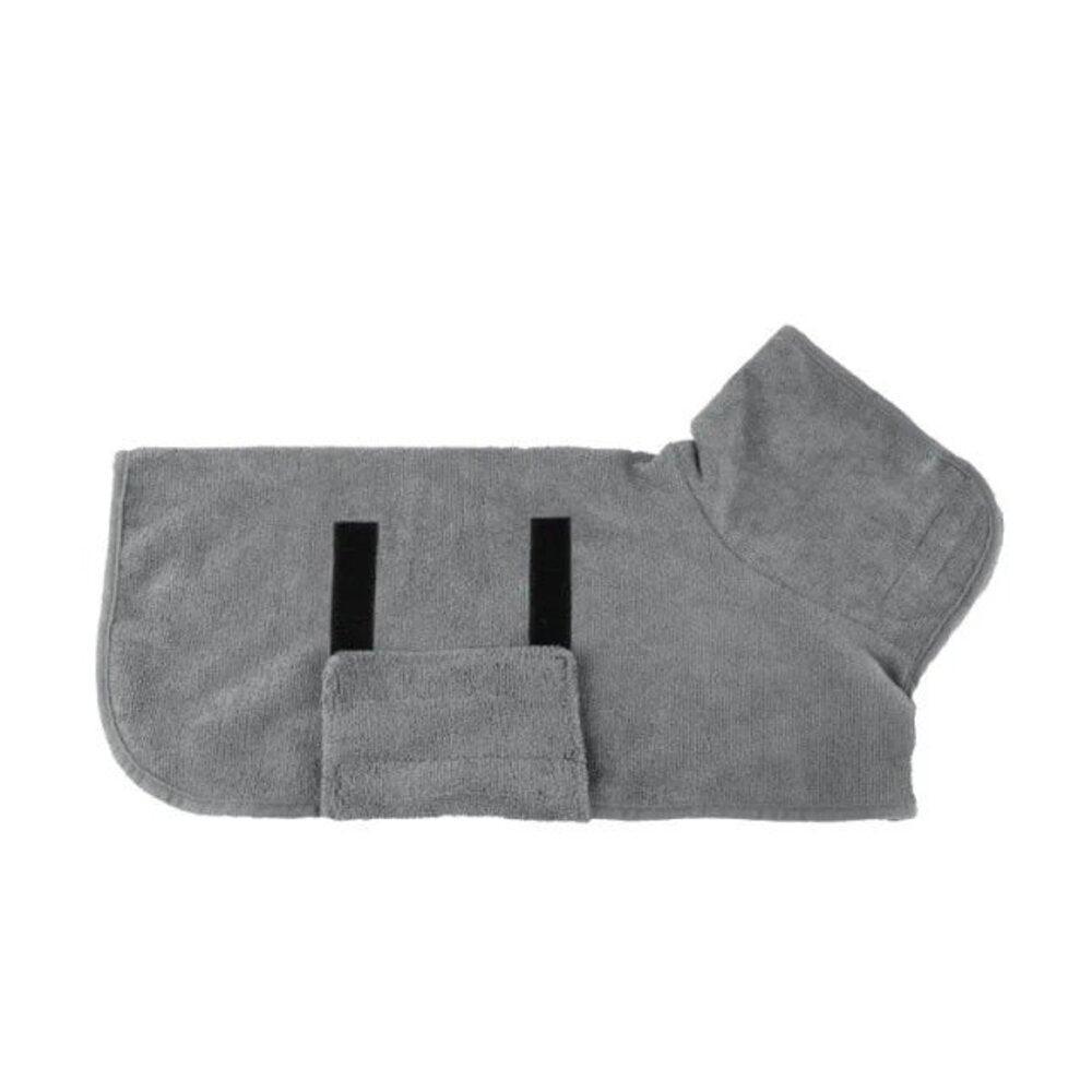 Absorberende Microvezel Hondenbadjas met Klittenbandsluiting