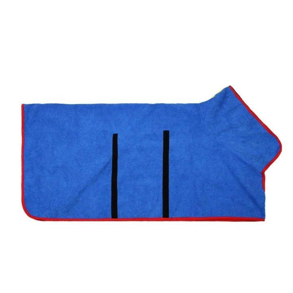 Absorberende Microvezel Hondenbadjas met Klittenbandsluiting
