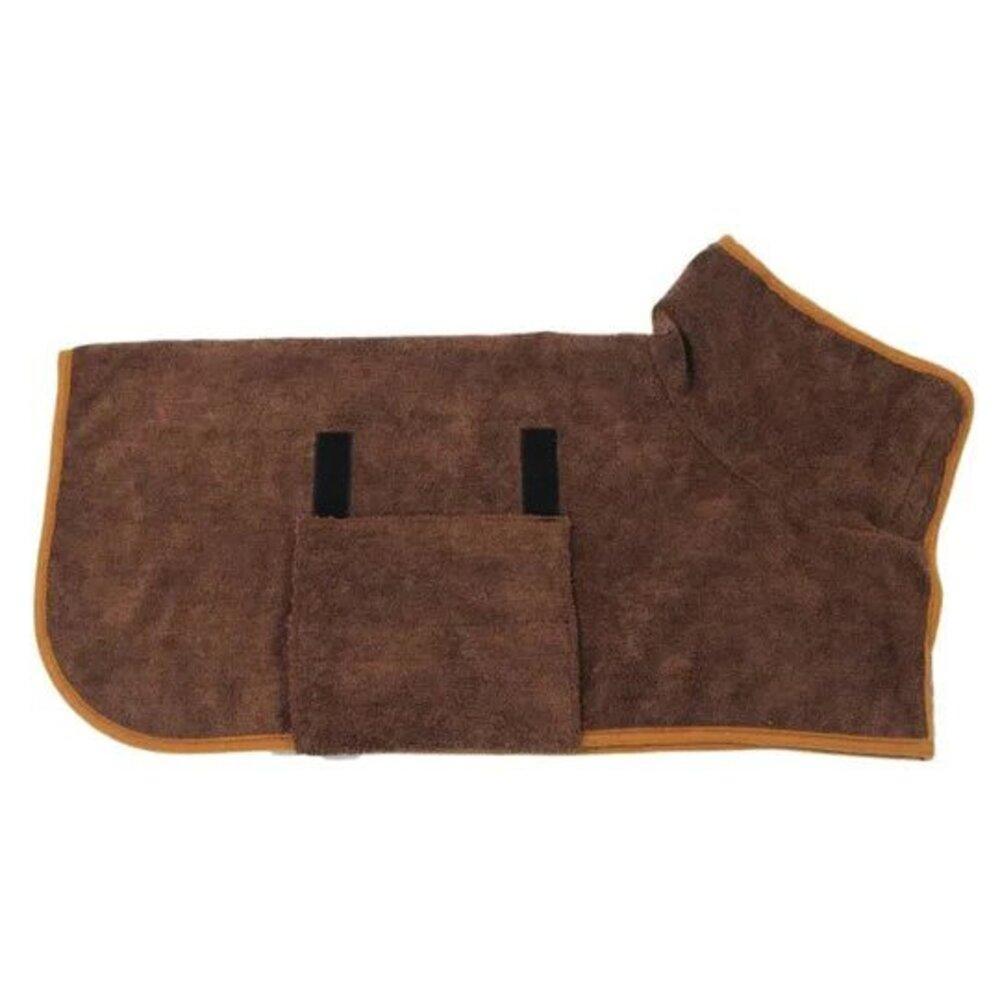 Absorberende Microvezel Hondenbadjas met Klittenbandsluiting
