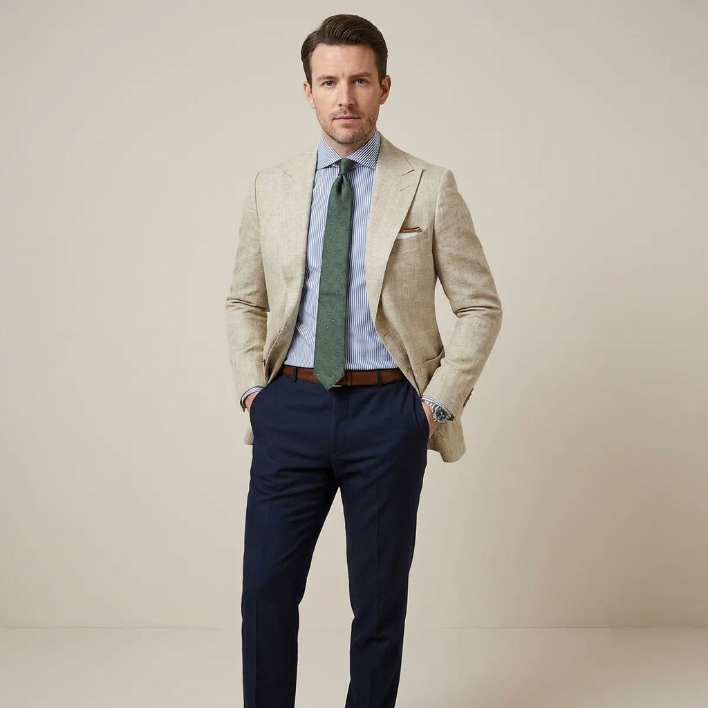 Getailleerde blazer voor heren