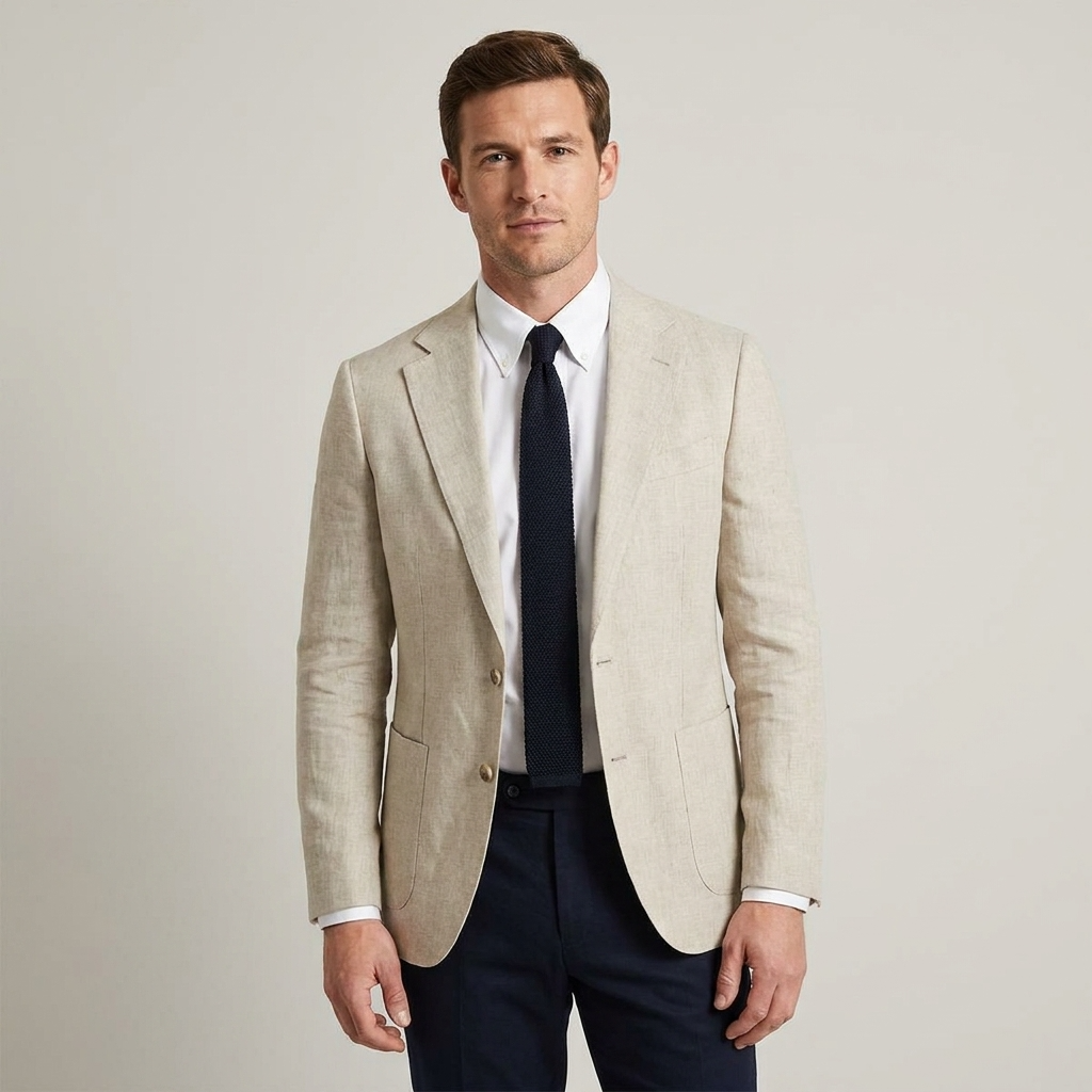 Getailleerde blazer voor heren