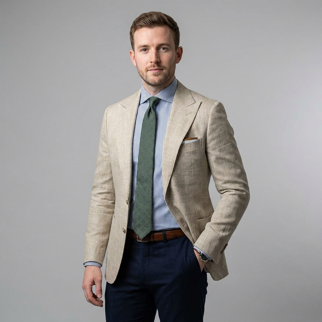 Getailleerde blazer voor heren
