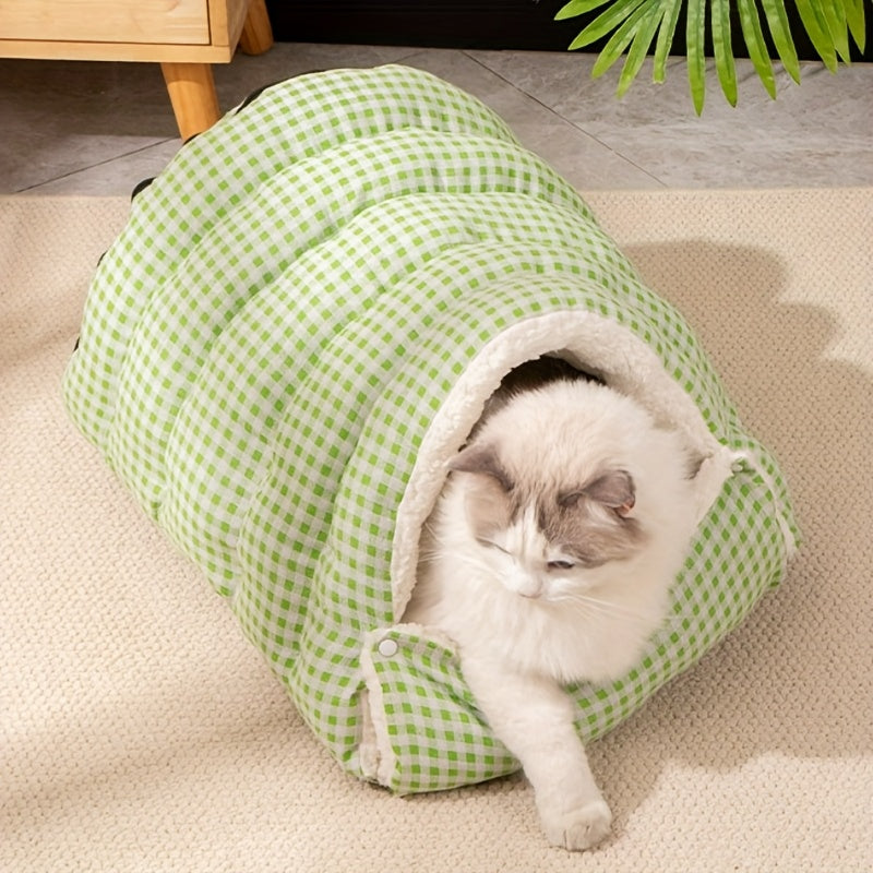 Warme Opvouwbare Kattengrot voor Kleine Katten en Kittens