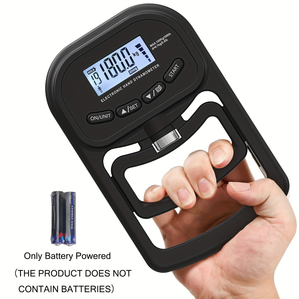 Digitale Handknijpkrachtmeter met LCD-display
