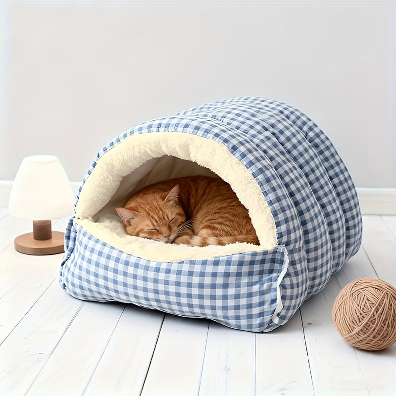 Warme Opvouwbare Kattengrot voor Kleine Katten en Kittens