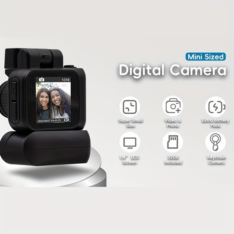 Compacte 1080p digitale camera met LCD-scherm