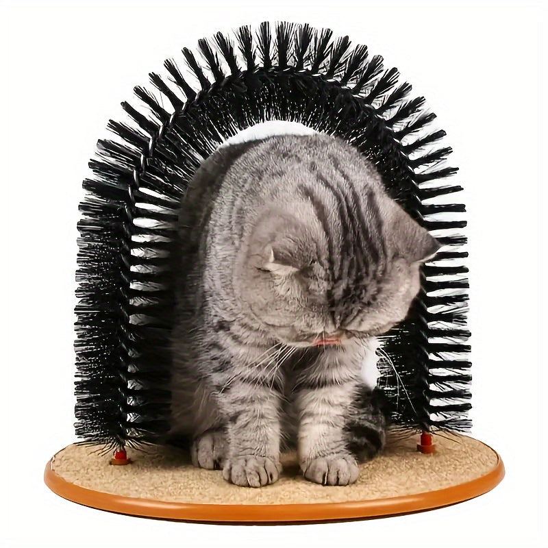 Zelfverzorgingsboog voor Katten met Kunststof Borstels