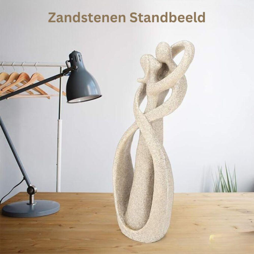 Abstract omhelzingsbeeld - Neutrale decoratie van hars