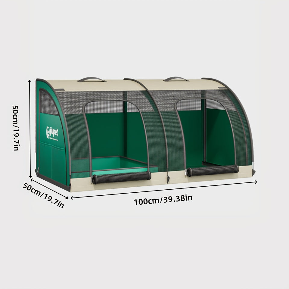Opvouwbare 2-in-1 Hondenbench en Reisbed