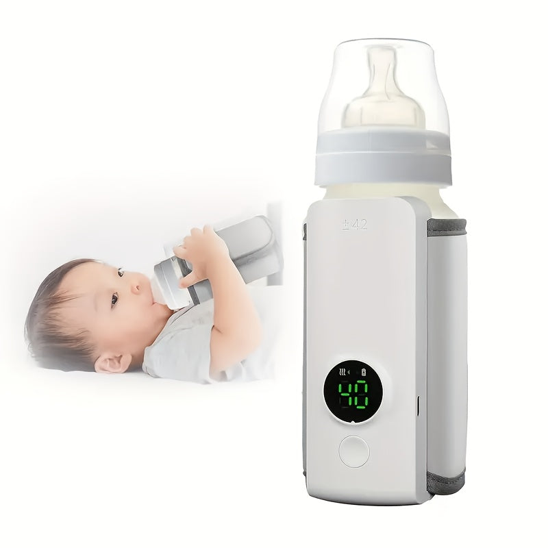 Draagbare waterloze flessenwarmer met USB-voeding