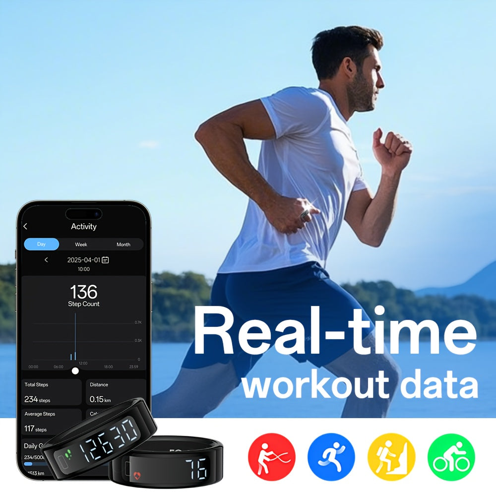 Unisex slimme ring voor activiteit en slaaptracking