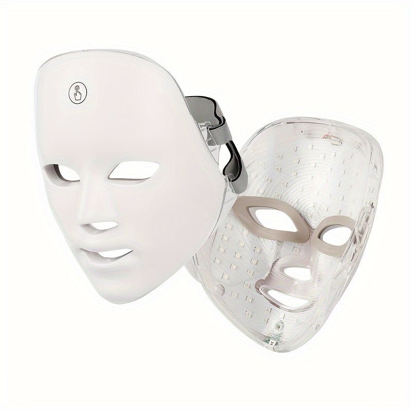 Draadloos LED-gezichtsmasker met 7 kleuren