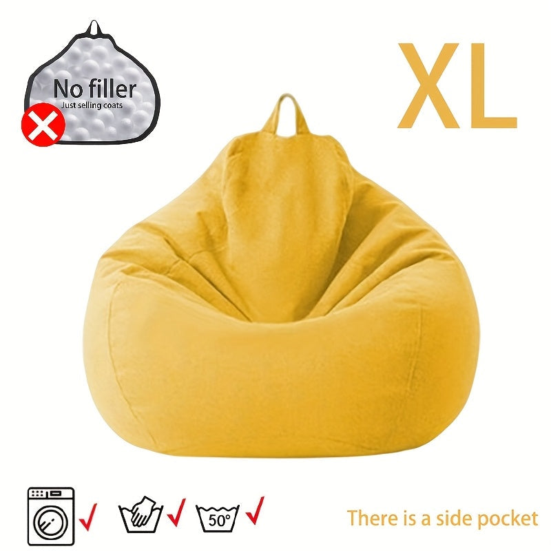 Ongevulde linnen beanbaghoes - verkrijgbaar in 9 kleuren