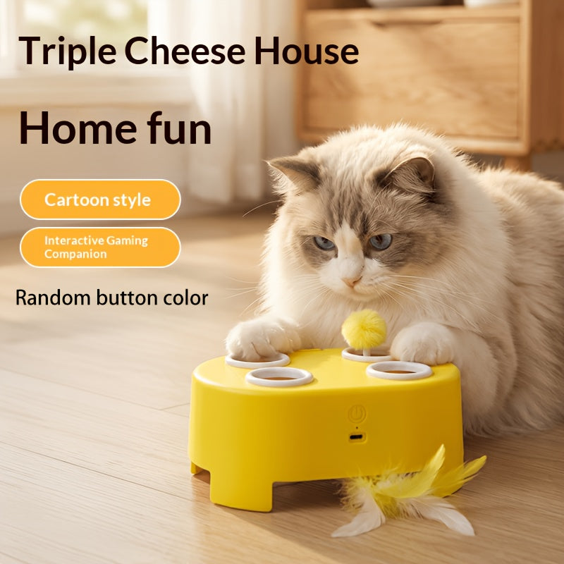 Automatisch Pop-Up Kattenspeeltje met Bewegingssensor