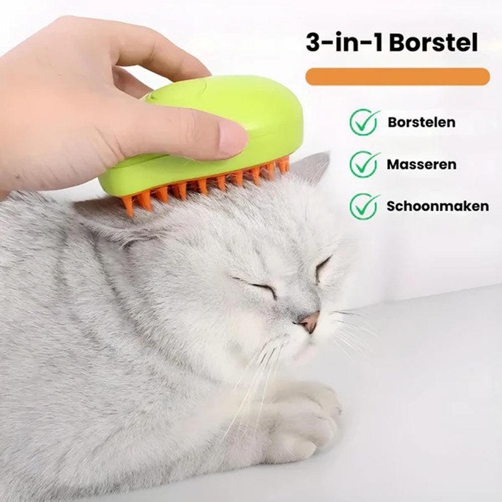 Mistsproeiborstel voor Honden en Katten met Afgeronde Tanden