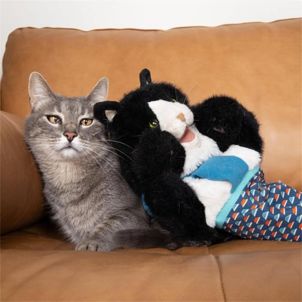 Interactieve Kattenhandpop van Oxford-Nylon en Pluche