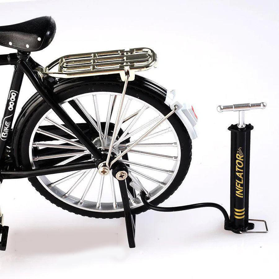 Retro fietsmodel - Miniatuur van legering en kunststof