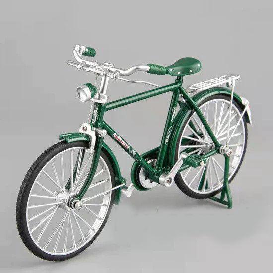 Retro fietsmodel - Miniatuur van legering en kunststof
