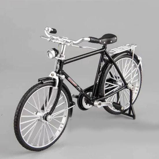 Retro fietsmodel - Miniatuur van legering en kunststof