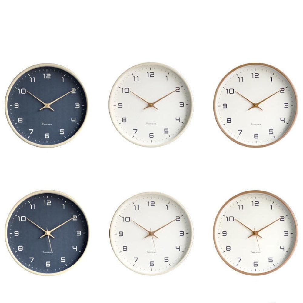 Houten wandklok - Scandinavisch minimalistisch