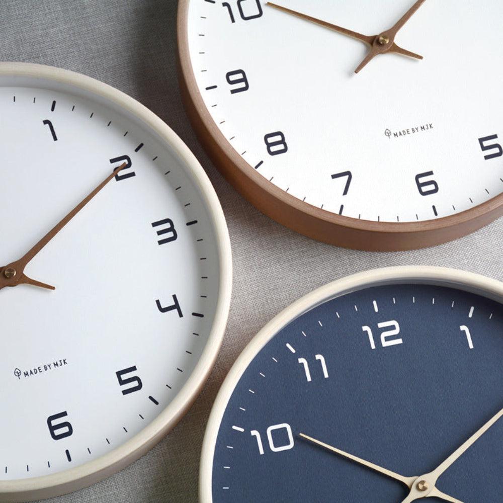 Houten wandklok - Scandinavisch minimalistisch