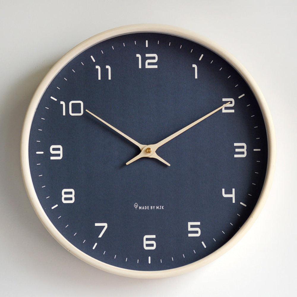Houten wandklok - Scandinavisch minimalistisch