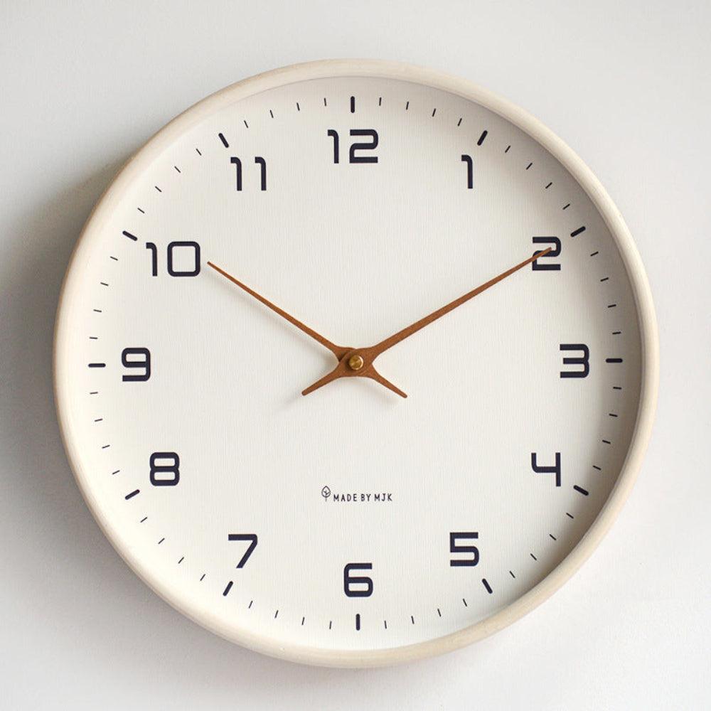 Houten wandklok - Scandinavisch minimalistisch