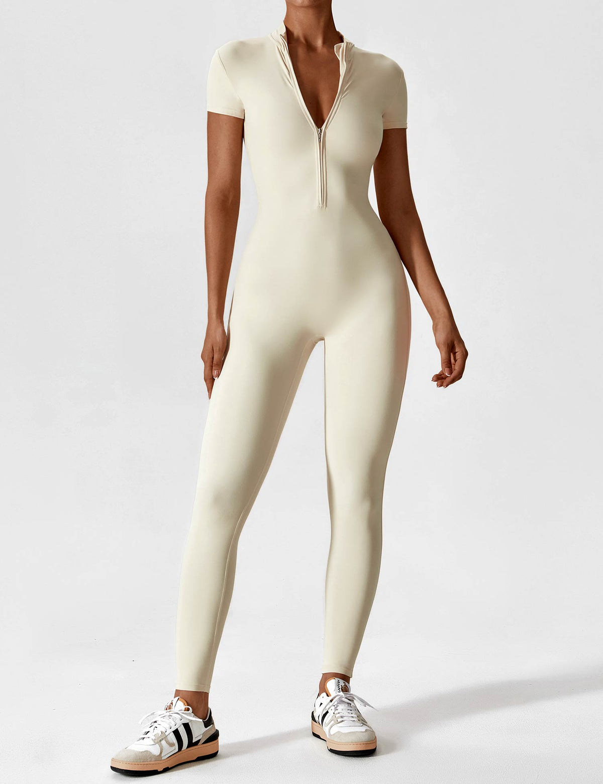 Aansluitende sportjumpsuit voor dames