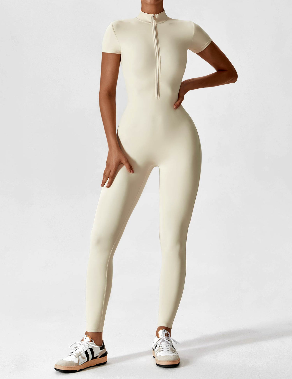 Aansluitende sportjumpsuit voor dames