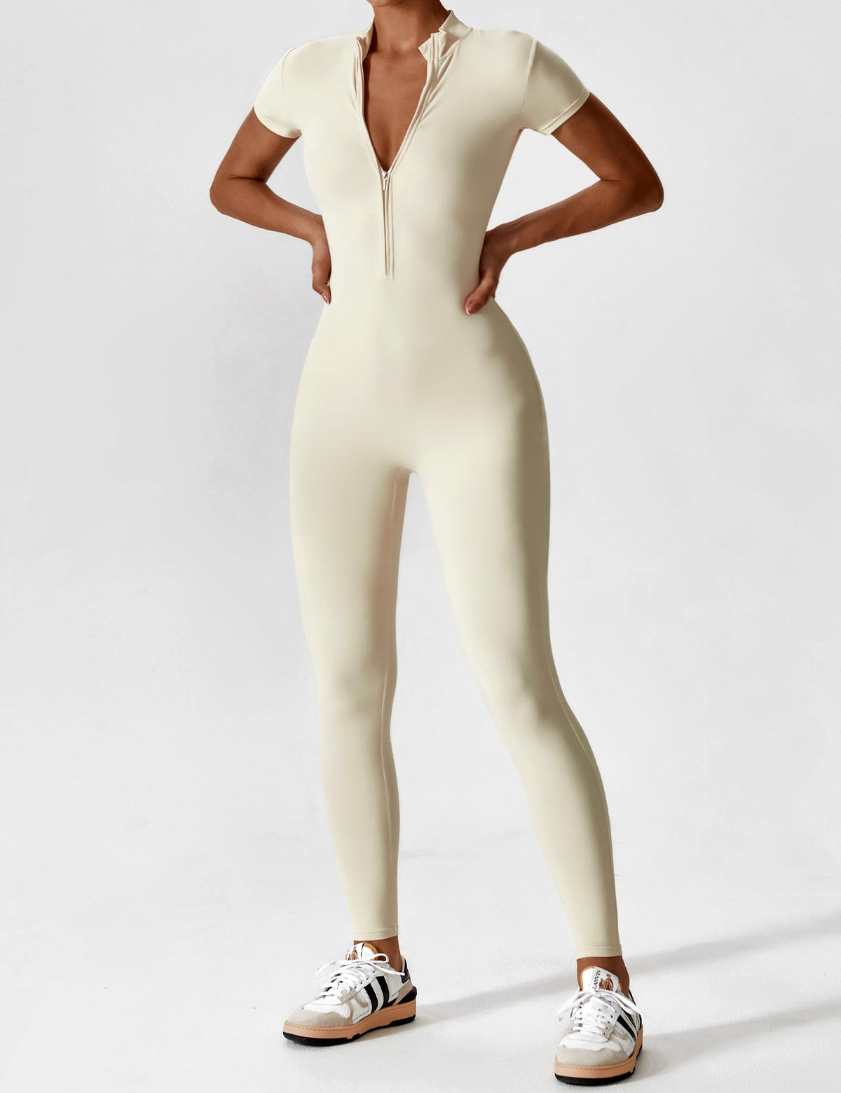Aansluitende sportjumpsuit voor dames